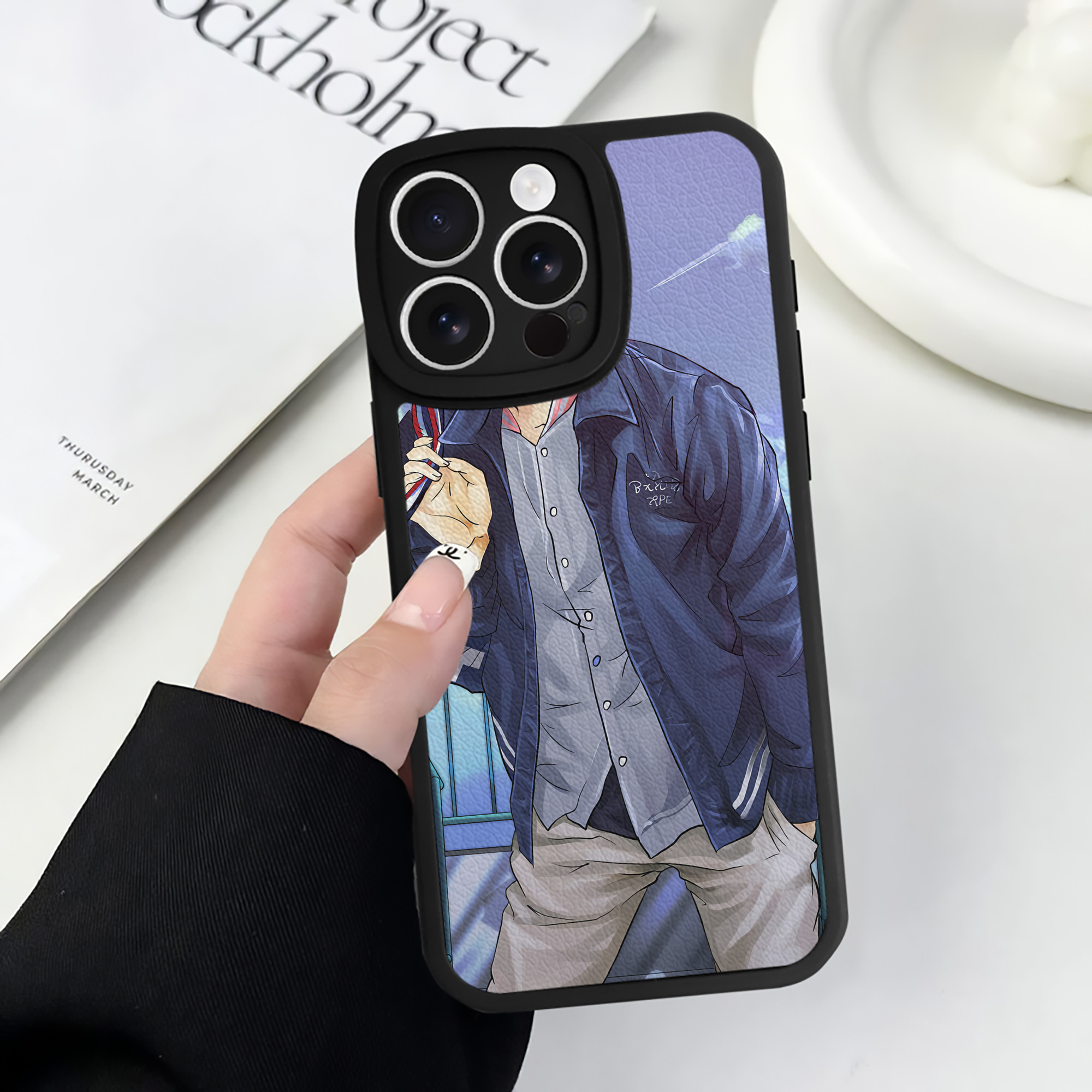 （画像用） SLAM DUNK／スラムダンク 【iPhone 16シリーズ対応】シリコンスマホケース（レザー調） 材質：シリコン